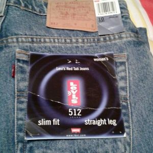NWT,RARE,VINTAGE 90's, CLASSIC,ICONIC, 512 Red Tab LEVI'S,High Rise, "Mom" Jeans